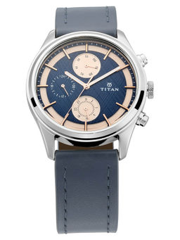 Titan - Blue Dial Analog Watch -NM1805SL02