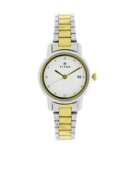 Titan - White Dial Analog Watch -NM2572BM01