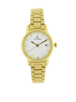 Titan - White Dial Analog Watch -NM2572YM01