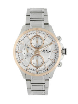 Titan - White Dial Analog Watch -NM90104KM03