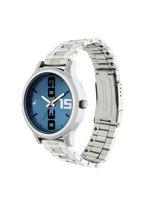 Buy Fastrack Blue Dial Analog Watch -NM38051SM06 Online