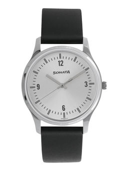 Sonata - Silver Dial Analog Watch -NM77082SL01W