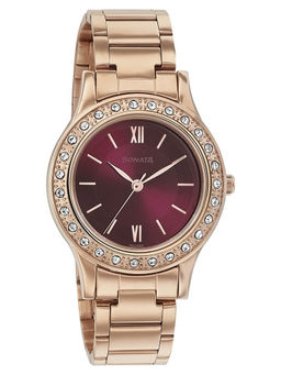 Sonata - Maroon Dial Analog Watch -NM8123WM02