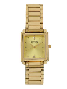 Sonata - Gold Dial Analog Watch -NM7053YM02