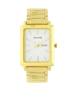 Sonata - White Dial Analog Watch -NM7078YM03