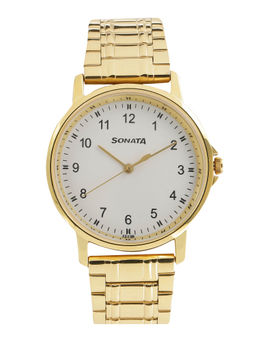 Sonata - White Dial Analog Watch -NM77083YM01