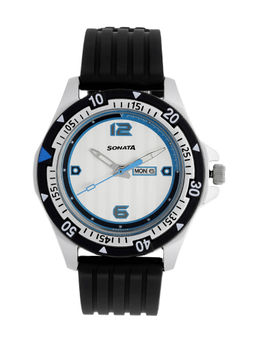 Sonata - Silver Dial Analog Watch -NM7930PP09