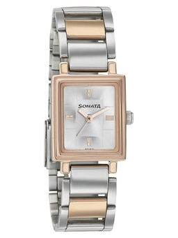 Sonata - Silver Dial Analog Watch -NM8080KM01