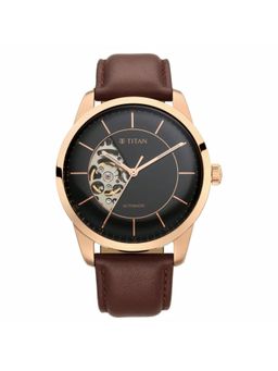 Titan - NN90126WL02 Brown Dial Analog Watch for Men