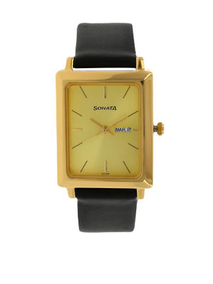 sonata gold watch