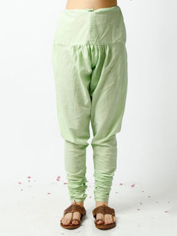Tjori - The Light Green Cotton Chooridar
