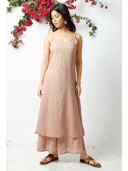 Tjori - Peach Classy Kurta