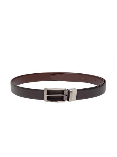 Leathers Black Solid Belt