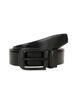 Teakwood - Men Black & Brown Solid Genuine Leather Reversible Belt
