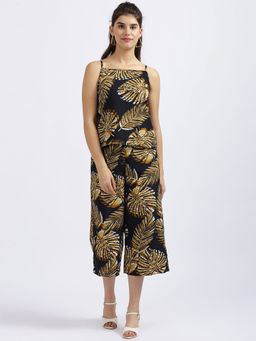 Zink London - Black Tropical Co-ords (Set Of 2)