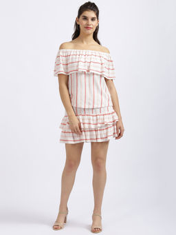 Zink London - White Stripes Co-ords (Set Of 2)