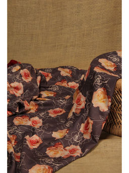 Khushboo & Pankaj - Grey Colour Pashmina Fabric