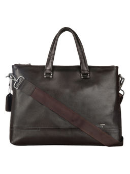 Bulchee - Brown Leather Laptop Bag