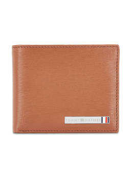 Tommy Hilfiger - Encore Mens Leather Passcase Wallet Tan