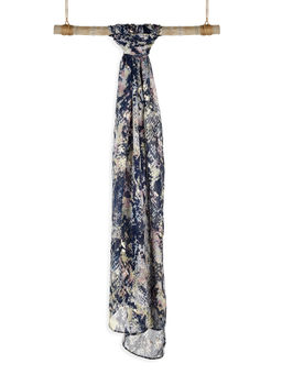 ToniQ - Trendy Multicolour Animal Printed Scarf Stoles For Women