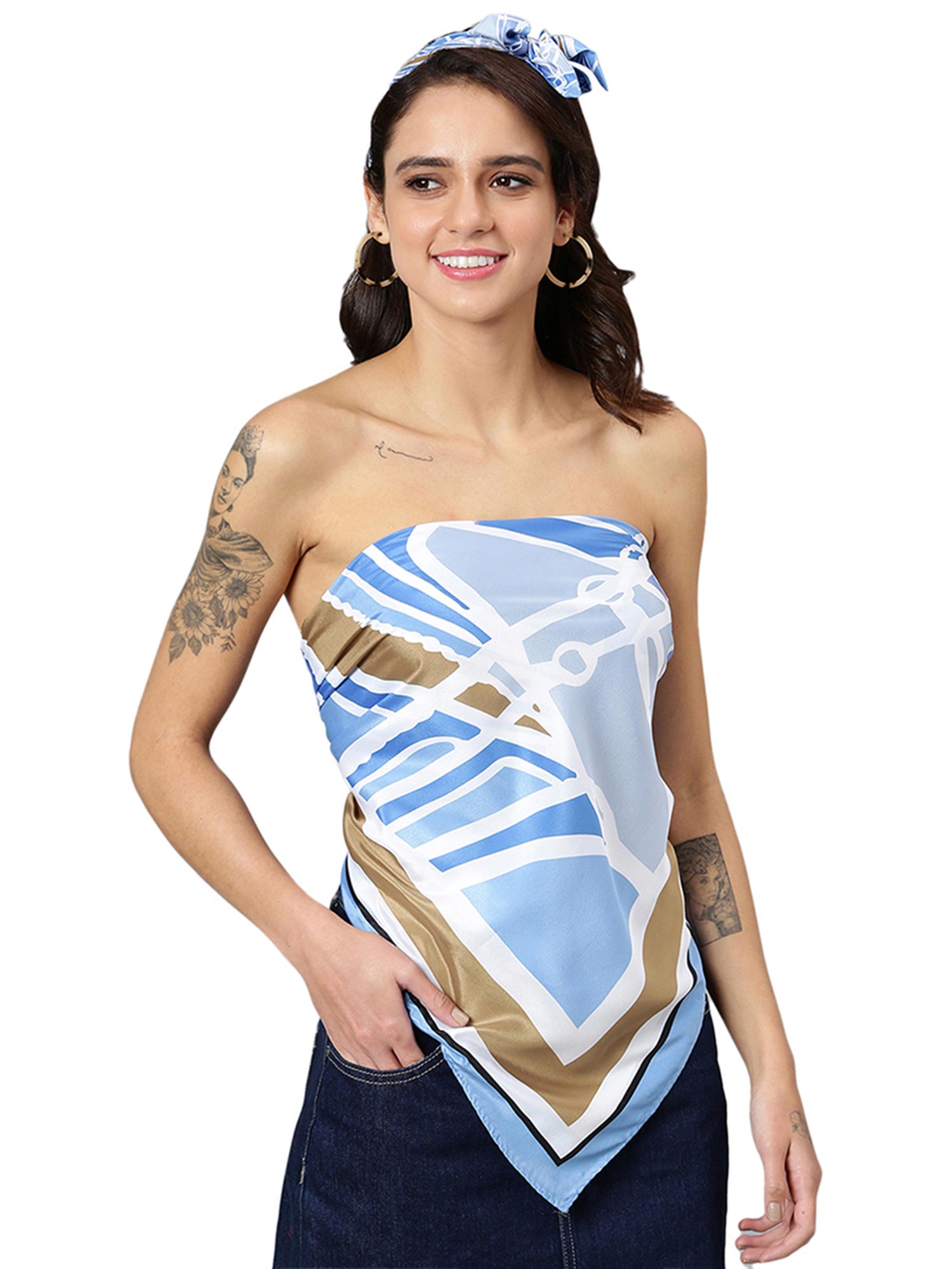 tossido Printed Designer Scarf and Bag Scarf Gift Box-picture-44
