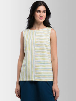 FABLE STREET - Yellow Stripes Top