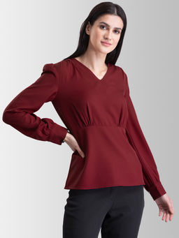 FABLE STREET - Red Solid Top