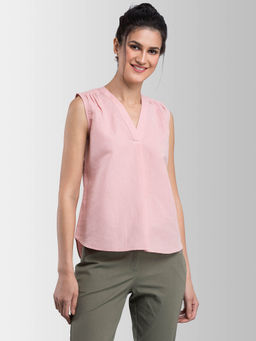 FABLE STREET - Pink Solid Top