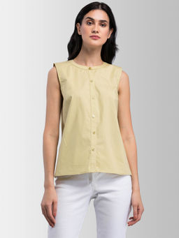 FableStreet - Yellow Solid Top