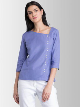 FABLE STREET - Purple Solid Top