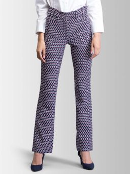 FABLE STREET - Blue Geometric Pant