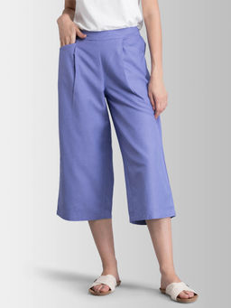 FABLE STREET - Purple Solid Culottes