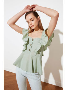 Trendyol - Trendyolmilla Women Mint Blouse