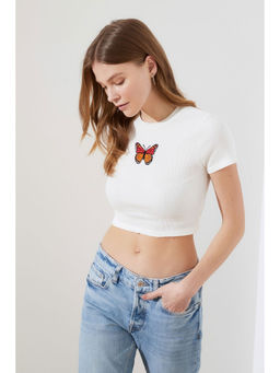 Trendyol - Trendyolmilla Women White T-Shirt