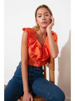 Trendyol - Trendyolmilla Women Orange Blouse
