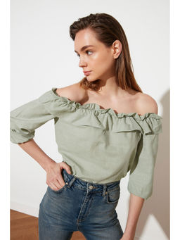 Trendyol - Trendyolmilla Women Mint Blouse