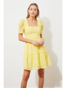 Trendyol - Trendyolmilla Women Yellow Dress