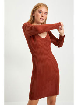 Trendyol - Trendyolmilla Women Brick Dress