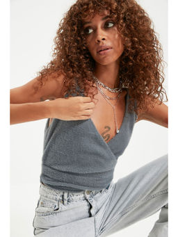 Trendyol - Trendyolmilla Women Anthracite Blouse