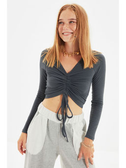 Trendyol - Trendyolmilla Women Anthracite Blouse