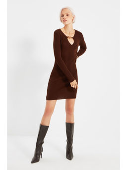 Trendyol - Trendyolmilla Women Brown Dress