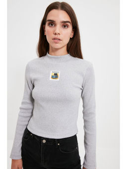 Trendyol - Trendyolmilla Women Grey Blouse