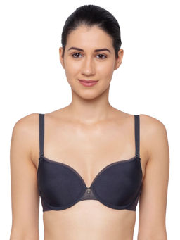 Triumph - Mesh Padded Wired Seamless T-shirt Bra - Grey