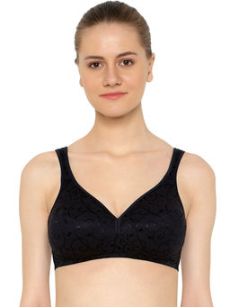 Triumph - Elegant Cotton Wireless Non Padded High Coverage Classics Bra - Black