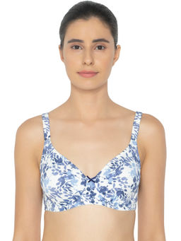 Triumph - Minimizer 75 Support wired Non Padded Comfortable High Support Bra - Blue