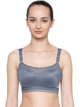 Triumph - Triaction Control Lite wired Padded High Bounce Control Sports Bra - Grey