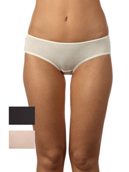Triumph - Stretty Cotton 80 Medium Coverage Midi Brief - Pack of 3 - Multi-Color