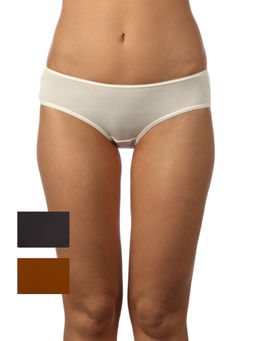 Triumph - Stretty Cotton 80 Medium Coverage Midi Brief - Pack of 3 - Multi-Color