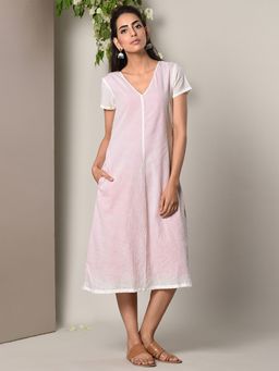 trueBrowns - White Stripe Dress