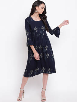 trueBrowns - Blue Coocnut Dress